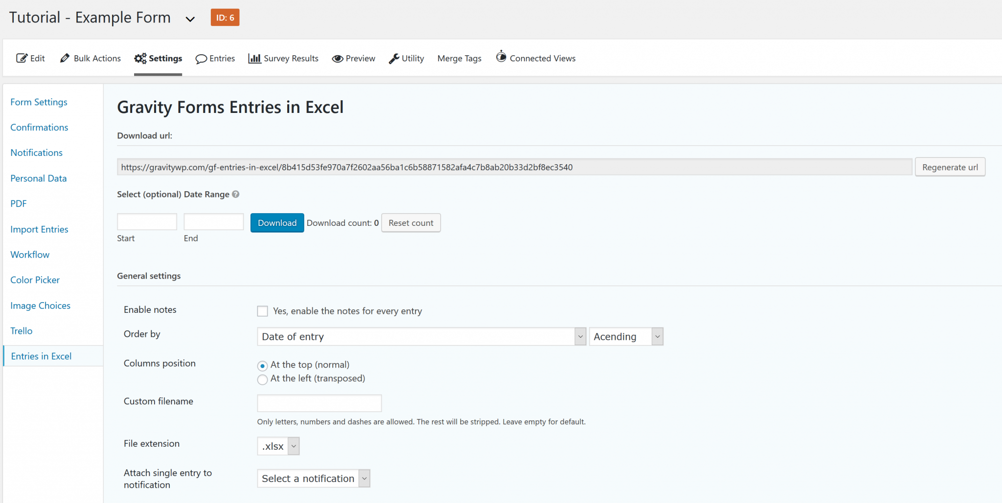 Download Gravity Forms Entries in Excel Tutorial GravityWP