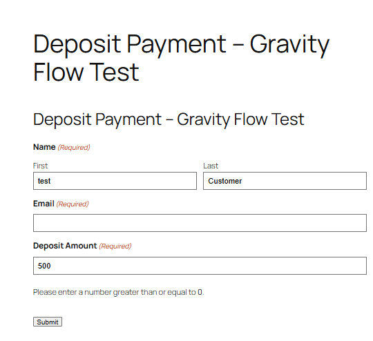 Gravity Flow workflow status showing Project Request entry 145 marked Complete after the second Gravity Form was submitted