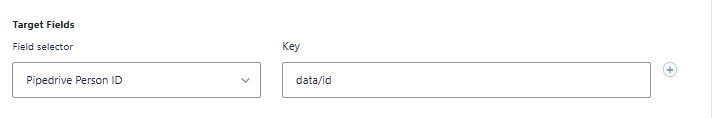 Pipedrive Person ID mapped to data/id in API Connector